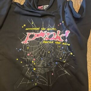 Black Spider Graphic Men's Sweater